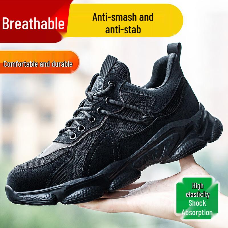 Xuhua Men s Suede Safety Work Shoes 37