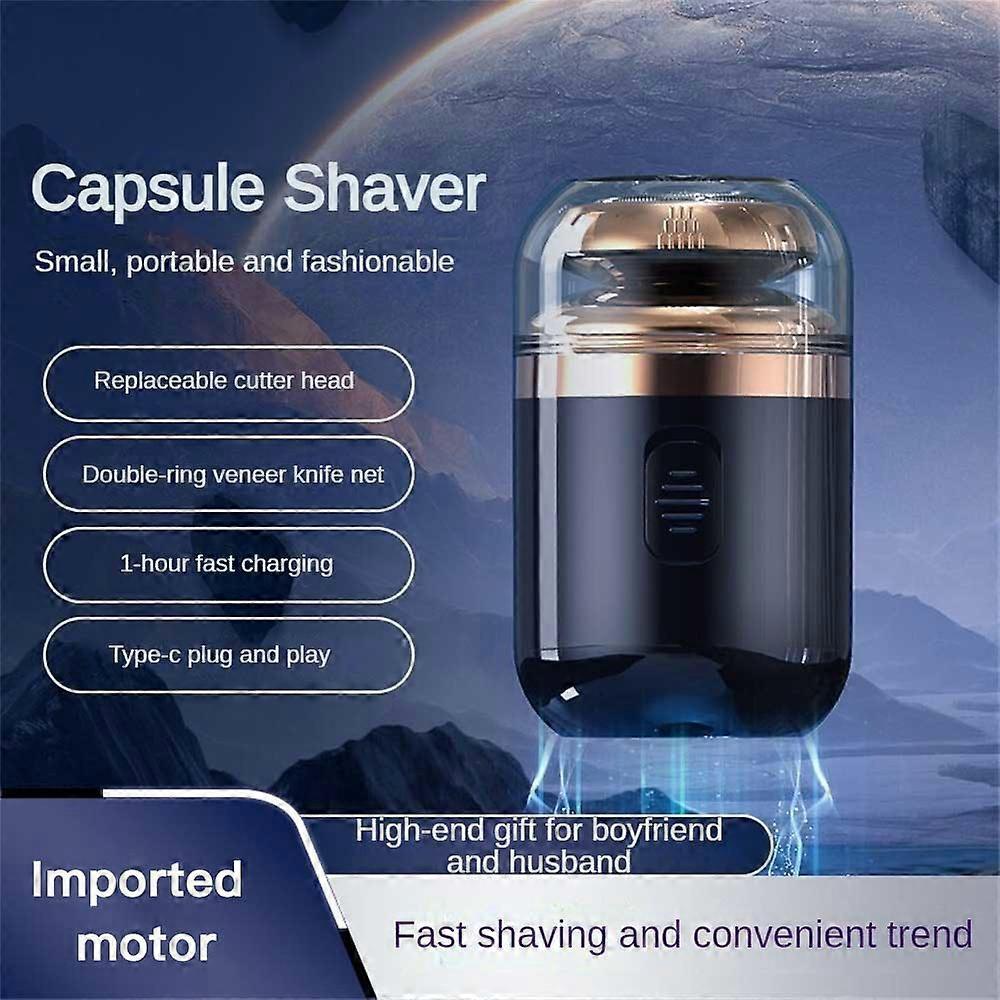 Two-in-one Mini Electric Shaver Electric Nose Hair Trimmer Washable Razor Small