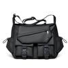 New Fashion Messenger Bag Simple Male Students Daily Commute Shoulder Bag Cover Type