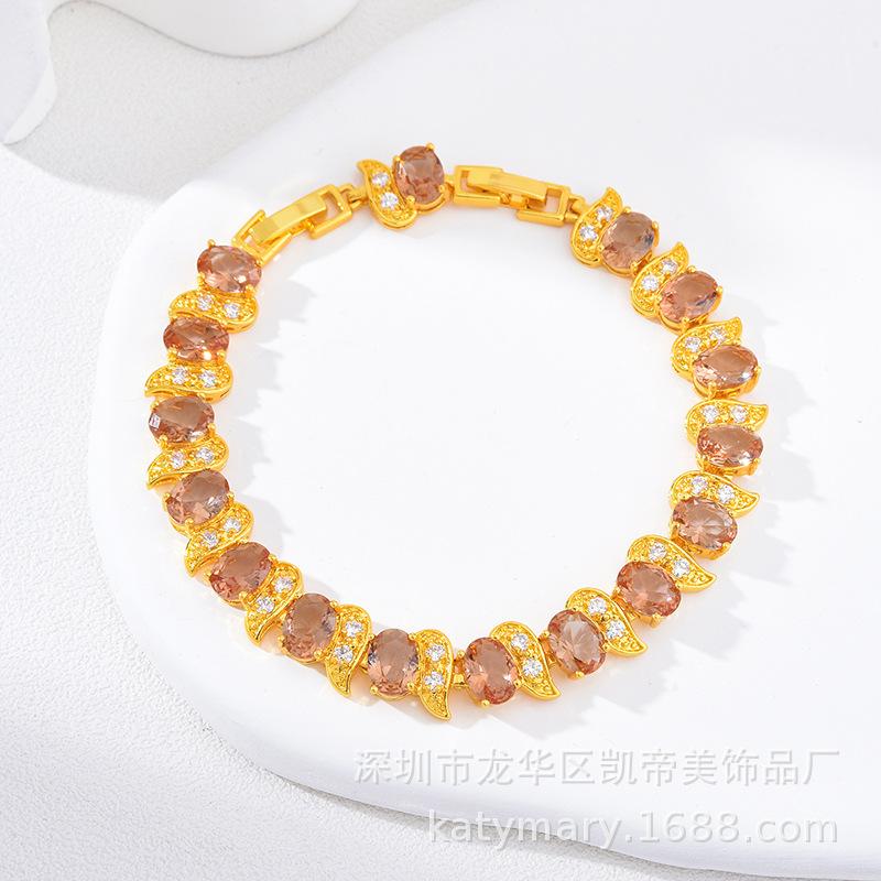 Different Environment Color-Changing Sultanite Bracelet Turkey Seven Colors Boehmite Bracelet