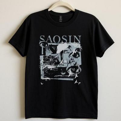 Saosin Retro Grafik Unisex T-Shirt S-5XL