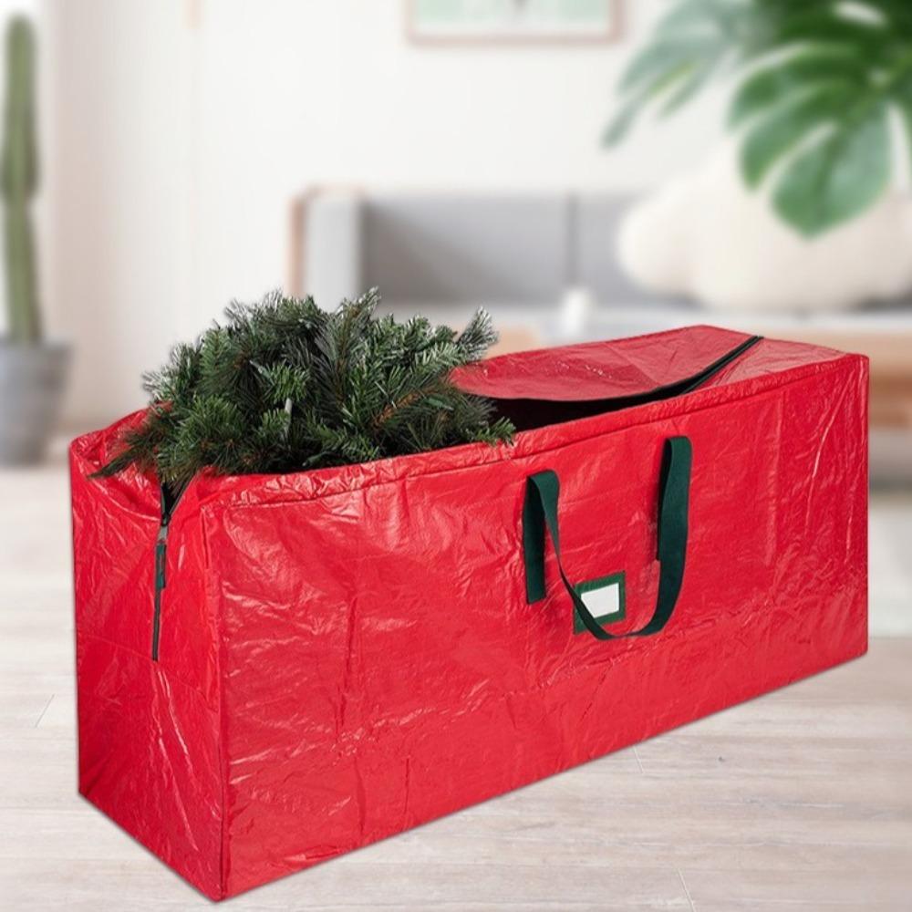 Folding Christmas Organizer Bag Gift Wrap Storage Bag  For All Year Round Christmas Storage