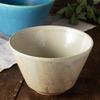 Marui Pottery Shigaraki Ware Hechimon Donburi Capacity White Glass Bowl, approx. 1400ml, Finish, MR-3-4614