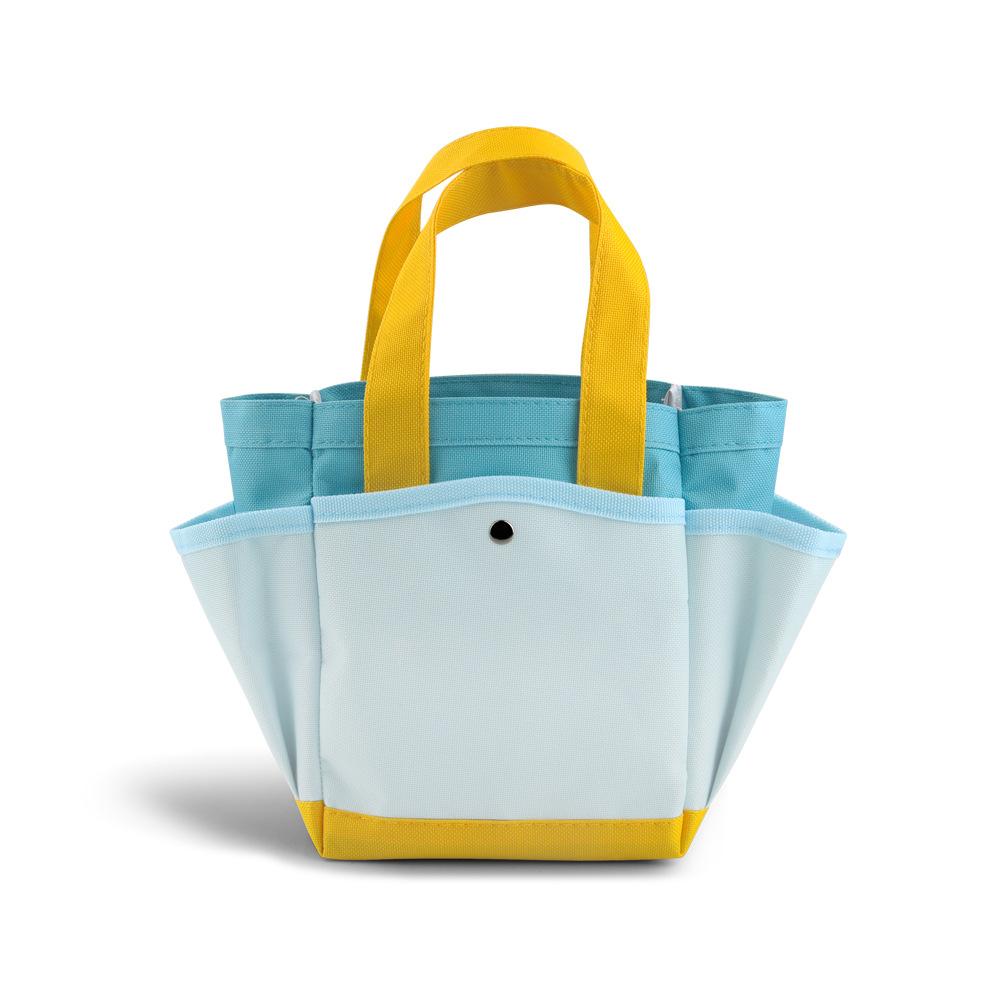 Children s Garden Planting Tool Set Shovel Turning Rake Flower Basket Bag Watering Pot