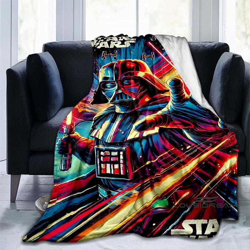 

This fun Star Wars movie blanket is lightweight and breathable, suitable for dorm rooms, naps, living rooms, offices, and all se 75x90cm