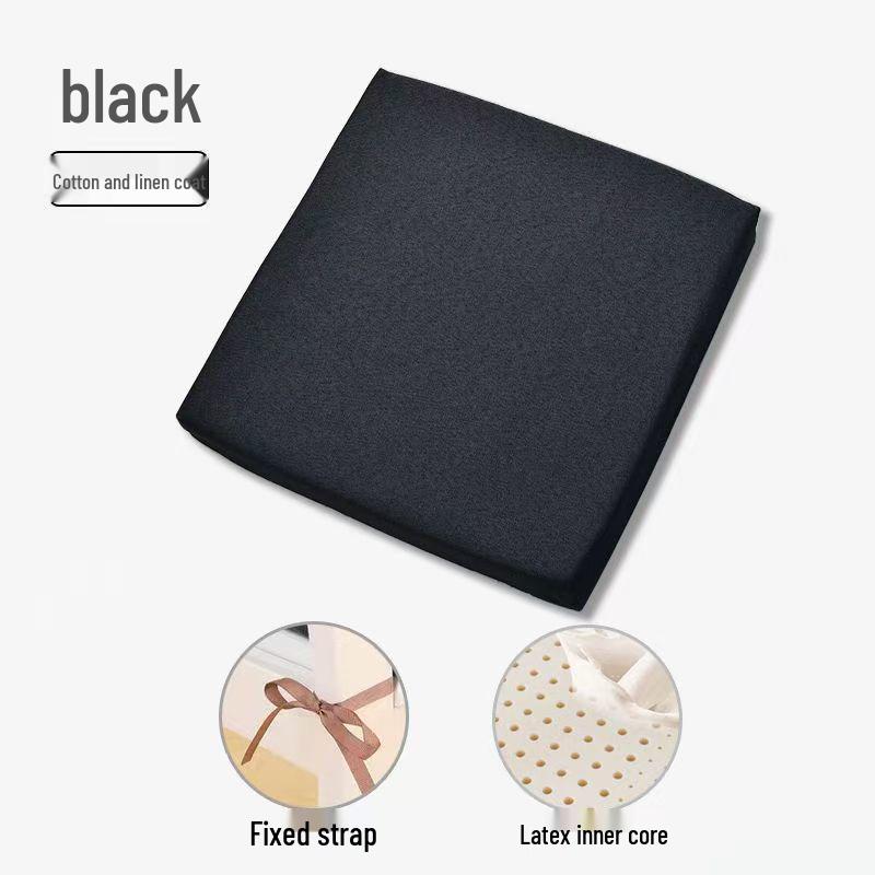 Эргономичная подушка-сиденье из натурального латекса для офисных, подоконных и студенческих стульев 30x30x3 cm