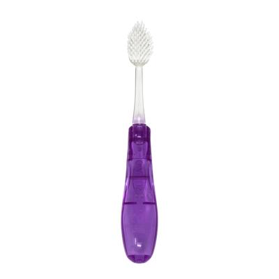 [Travel Toothbrush] Portable SDGs Sustainable Bioplastic Wide Head (Purple)