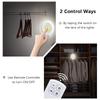 Dimmable LED Tap Lights with Remote Control, Wireless COB Night Light Wall Lamp for Bedroom WaLamp for Bedroom Wardrobe Bedside