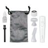 Tescom Face Shaver and Body Shaver, Battery-Operated, Washable, Authentic Product, TK351B-W