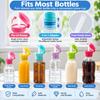 Reusable Straw Bottle Straw Lid Wide Opening Beverage Bottle Cap  Daily Drinking Use