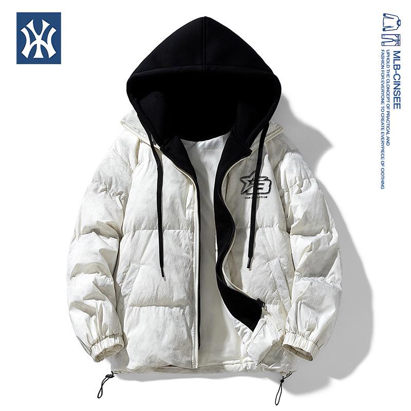 

MLB & NY Co-Branded 2025 Unisex Trendy Down Jacket - Versatile, Warm Winter Coat Large