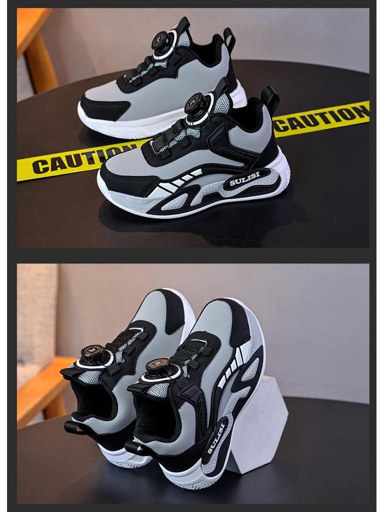 New Autumn/Winter 2025 Boys' Non-Slip Lightweight Sports and Basketball Shoes with Soft Sole