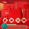 Yalu Red 100% Cotton Thermal Underwear Gift Set