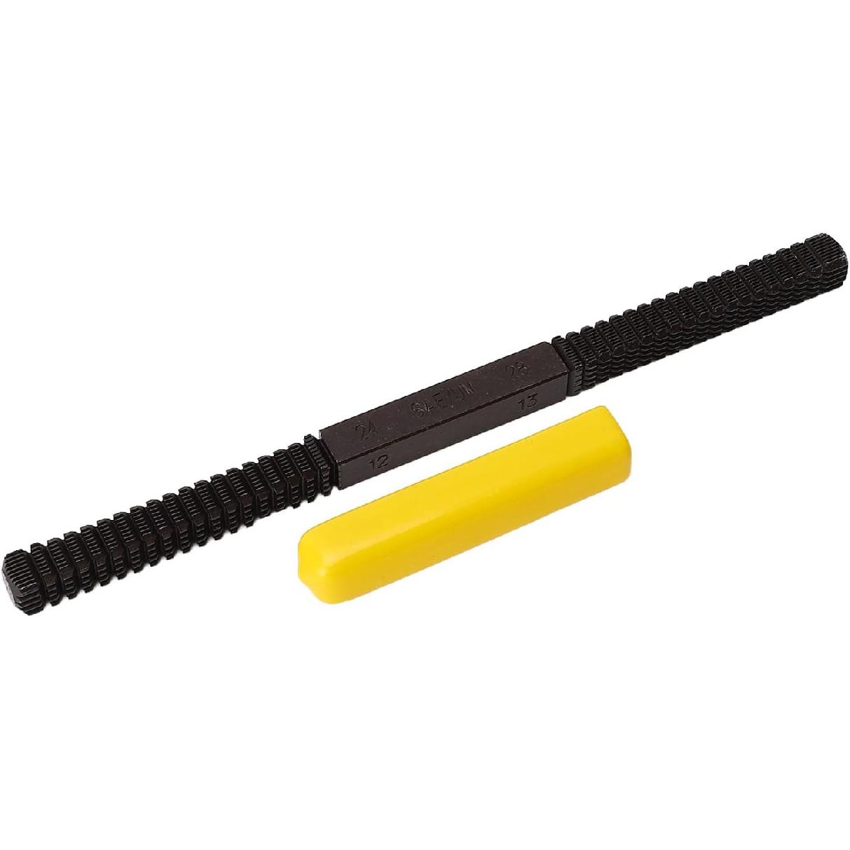 Напильник для восстановления резьбы Fockety, Напильник для восстановления резьбы стандарта SAE UN, Высокопрочный напильник из стали 45, Зенковка для резьбы, Инструмент для ремонта резьбы, Коррекция резьбы