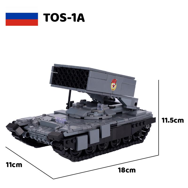 World War II Military Tank T-64A US Sherman Tank Model Assembly Building Block MOC Children's Toy Birthday Gift