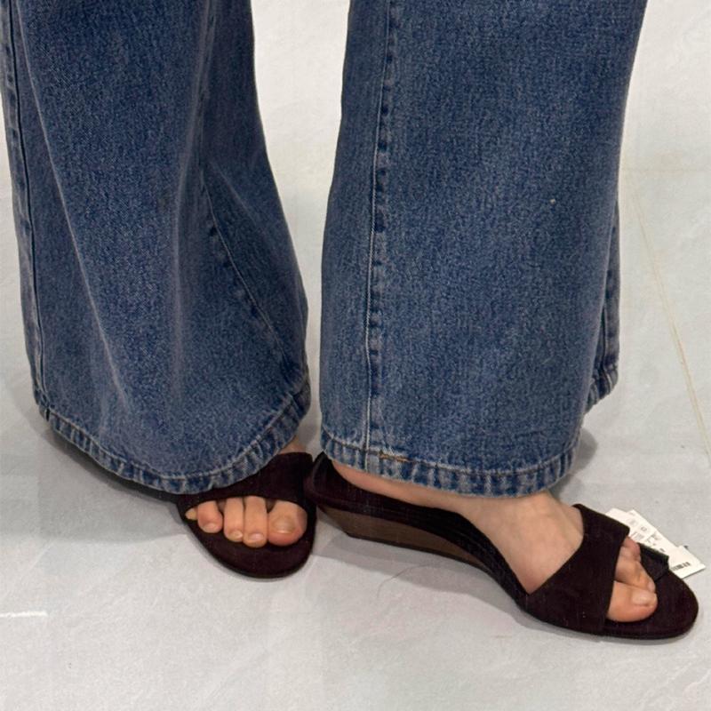 Sandals with Platform for Women Sandals Luxury Wedge Sandals Platform Sandals Simple Versatile Fashion Sandals