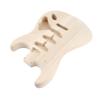 Unfinished Electric Guitar Body Walnut Wood Blank Triple Single Pickup Hole Guitar Body Replacement