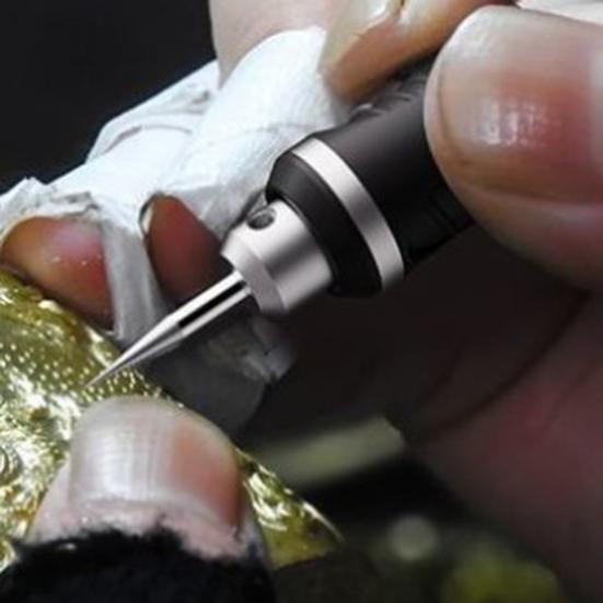 Polierstift Akku-Rotationswerkzeug mit extra langer Laufzeit USB-C Schnellladung Ergonomischer Griff Polieren Holzschnitzen Metallpolieren Nagelfräser