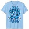 Six Seven Number 67 Cartoon Funny Retro Gamer Style Unisex Tshirt Gift