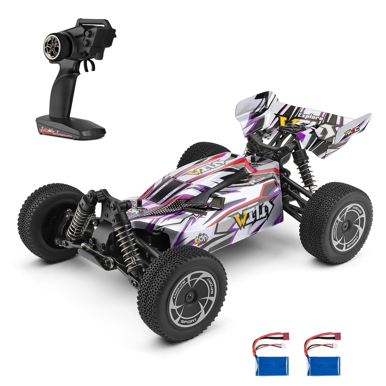 

Wltoys XKS 144016 1/14 Автомобіль з дистанційним керуванням 35 км/год Високошвидкісний гоночний автомобіль 1500 мАг Акумулятор 2,4 ГГц 2 battery фіолетовий