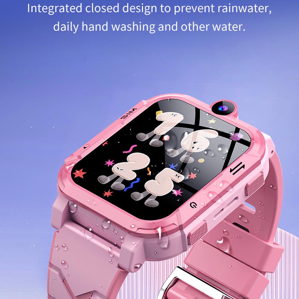 4G Kids Smart Watch Phone 1+8GB GPS WiFi Tracker Location Video Call SOS Call Back Monitor APP Dowload Children Smartwatch Gifts