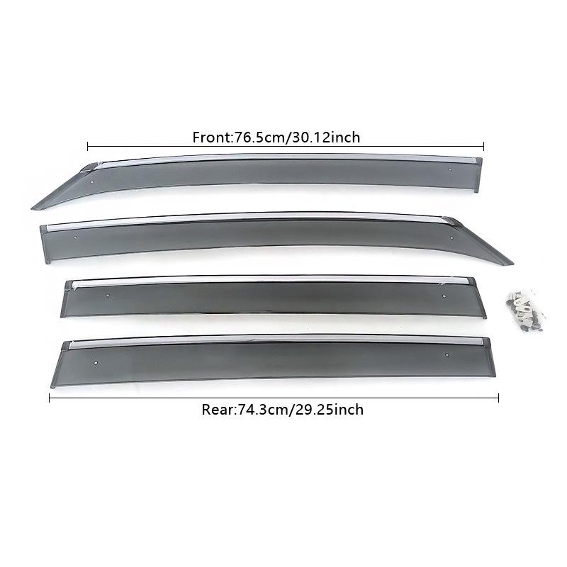 Jeep Renegade Sun & Rain Guards Rainproof Window Visors