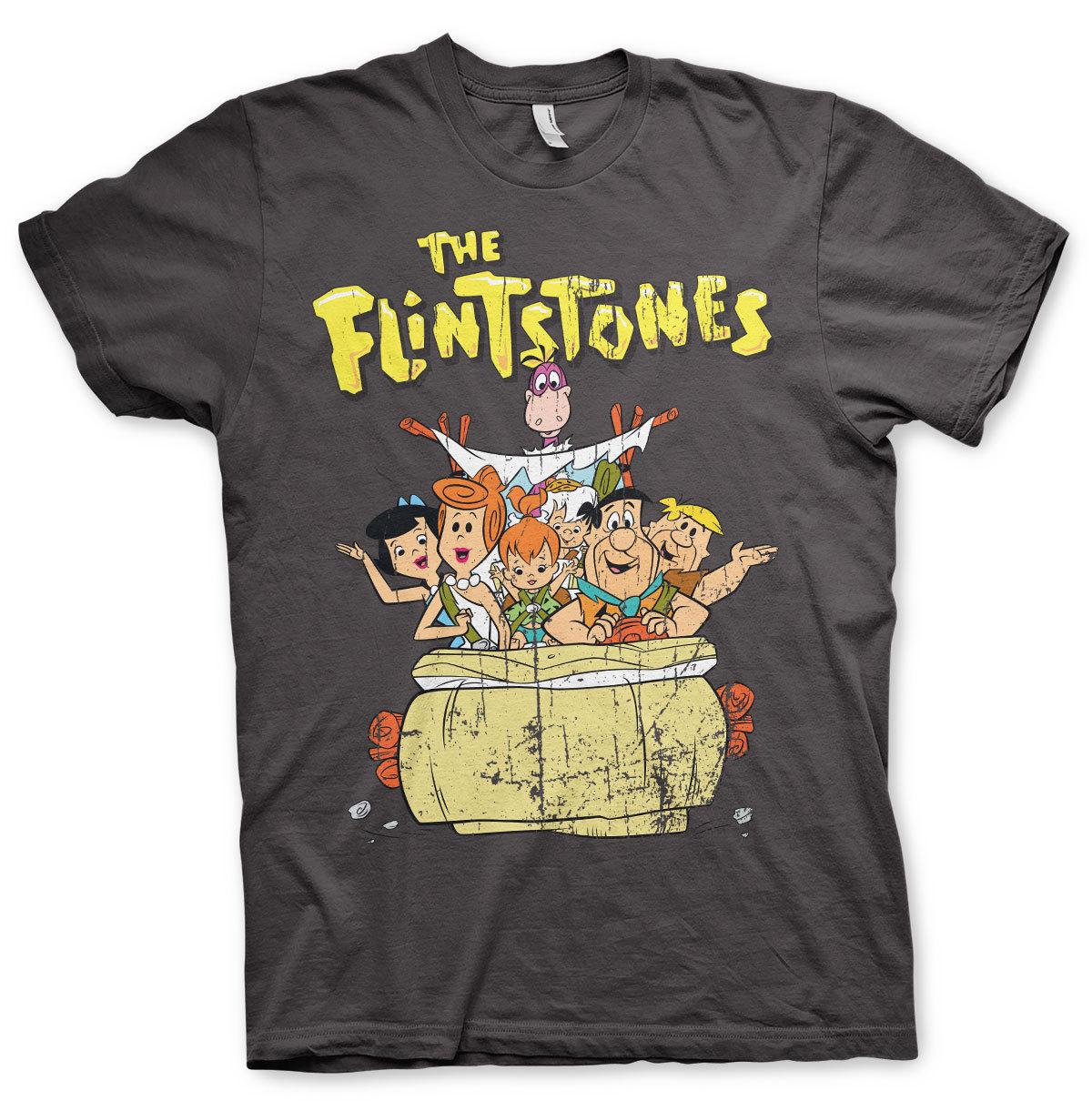 New Official License The Flintstones Men s T-SHIRT Sizes S