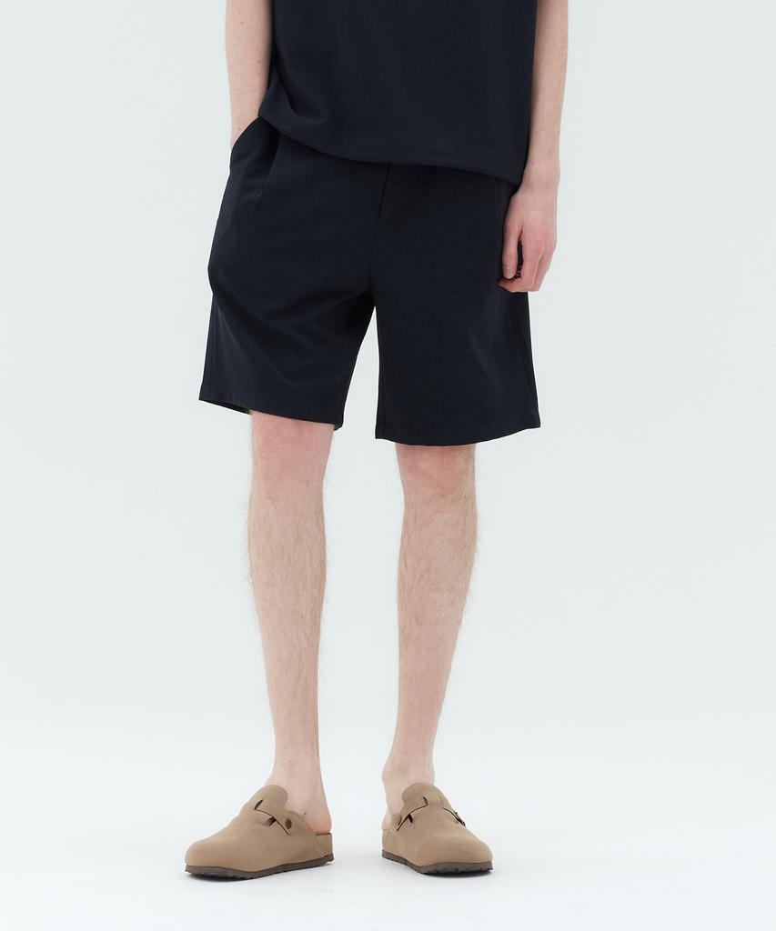 MINDBRIDGE Two-Tone Full Elastic Waist Half Pants - 2Color Myhp3134