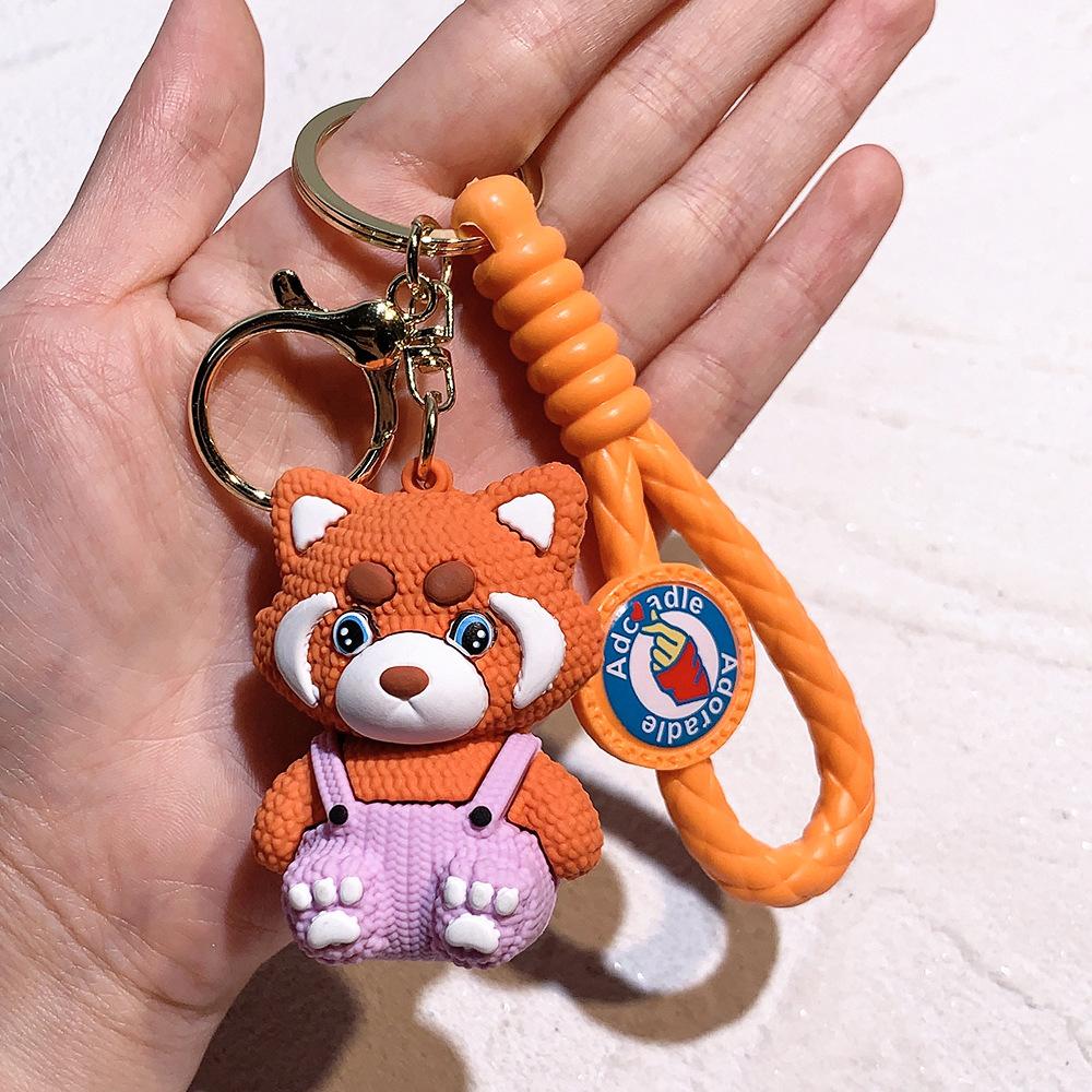 Anime Keychain PVC Cartoon Cartoon Figure Trunks Son Goku Piccolo Buu Vegeta Figures Key Chain Keyring Bag Decor