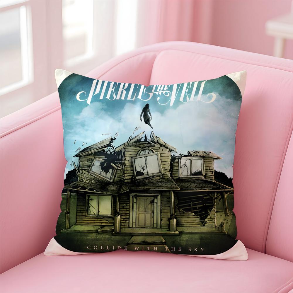 p-Pierce The Veil Cushion Cover Comfortable Reversible Pillow Cover Ideal for Car Sofa Bedroom & Beyond