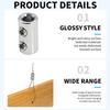 Screws Fixed Copper Steel Wire Rope Clip Metal Adjustable Wire Rope Clamp Stainless Steel Cable Clamp Hardware Accessories