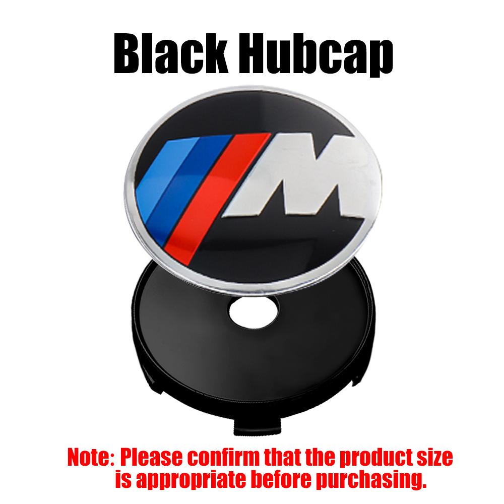 2026 Hot 4Pcs 60/63/68mm Car Emblem Wheel Center Covers Hub Caps Badge Replacement For BMW M E30 E34 E36 M5 M6 F01 F20 E39 E46 E52 E53 M3