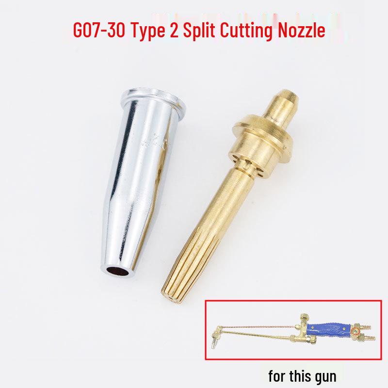 2L Multi-Hole Purple Copper Torch Nozzle: Acetylene/Propane/Oxygen Small Welding and Cutting Tip