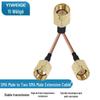 YWG SMA To Dual BNC Male RF Adapter Cable