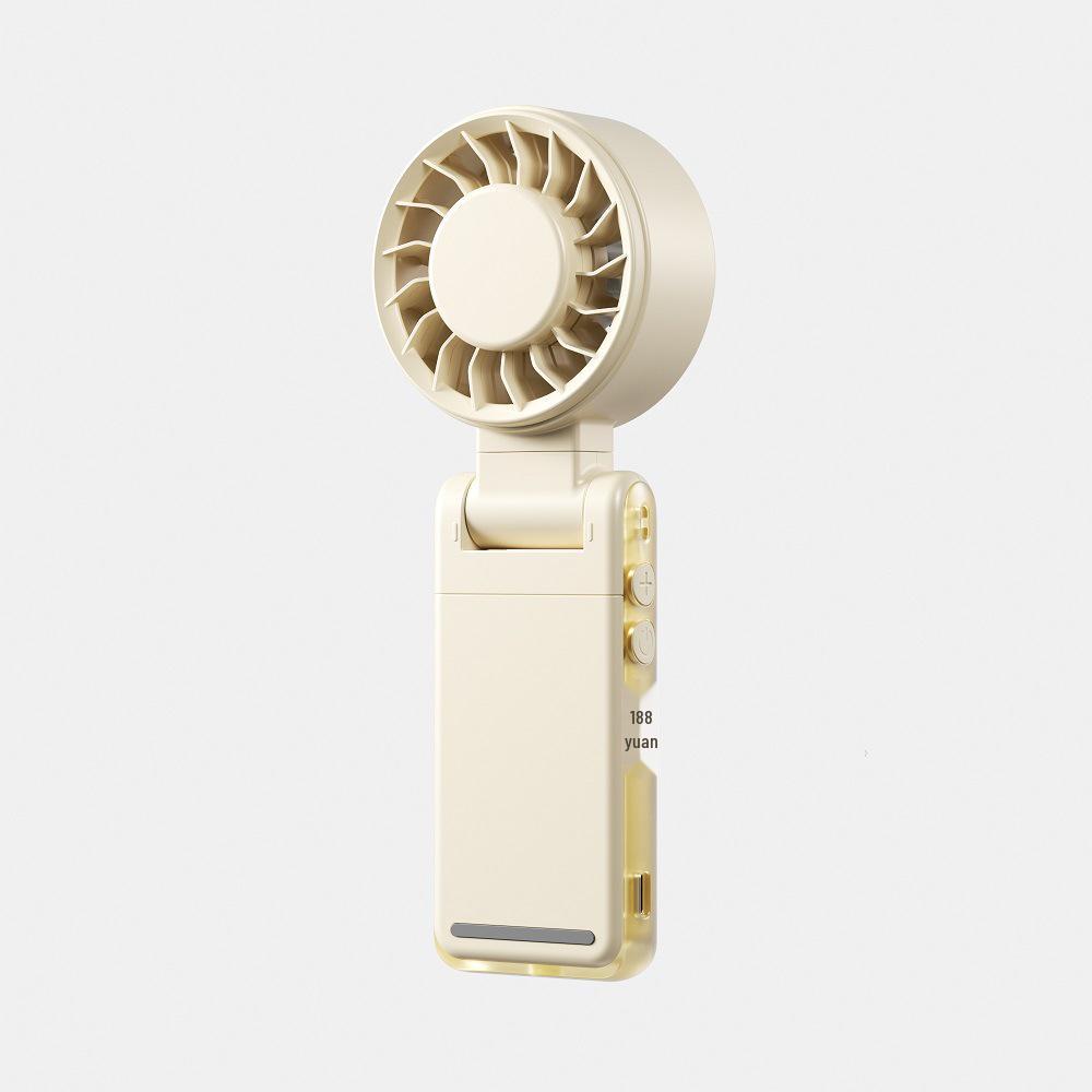 

5-Speed USB Rechargeable Waist Fan with Digital Display and Clip for Handheld or Desktop Use 26 New Multi-function
