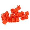 20pcs Flat Fan Spray Tip High Pressure Plastic Agricultural Sprayer Nozzle for Plant Protection Drone Orange