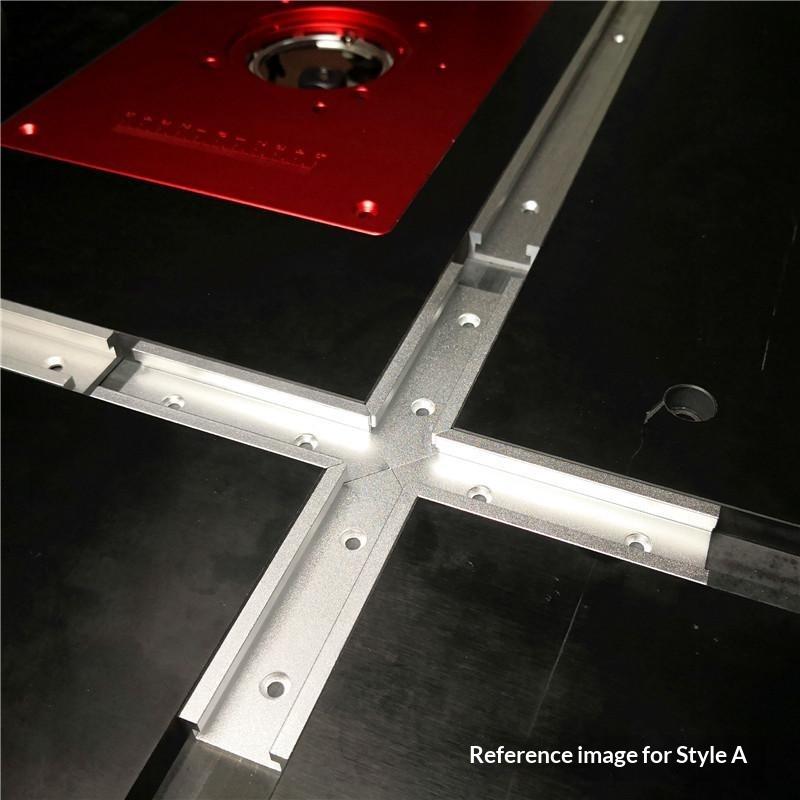 1Pc Type 30 Woodworking Chute Guide Rail Electric Circular Saw Flip Table Cross Connector for Table Saw Woodworking Accessories.