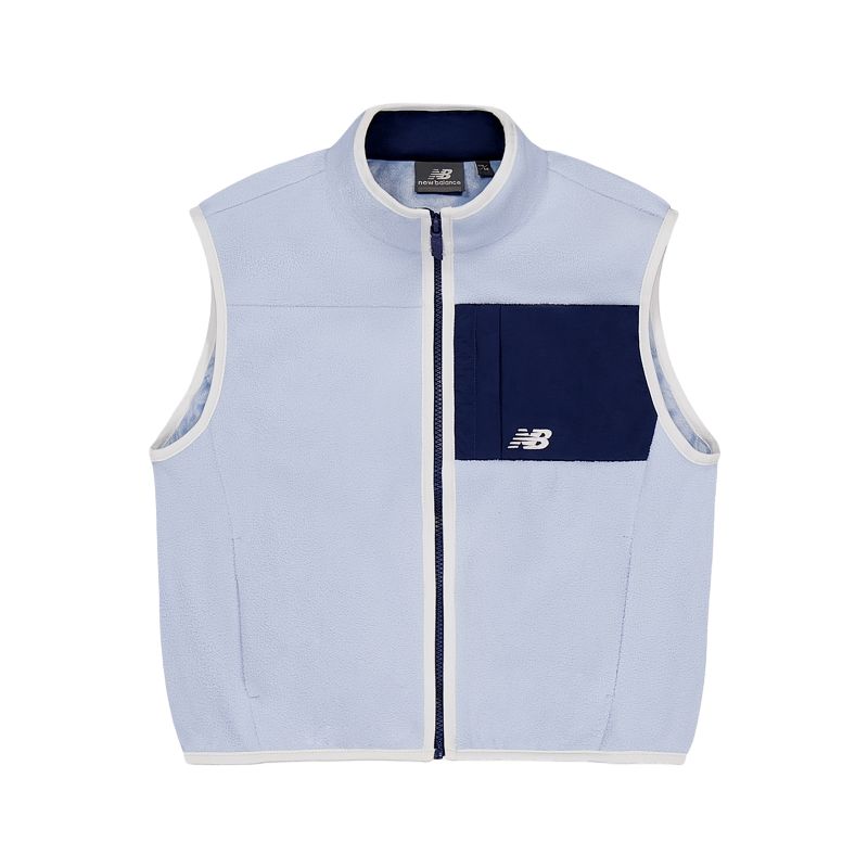 New Balance Kids Vests Stand Collar Moderate 7JF41103-BL 160