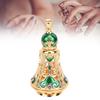 Vintage Enamel Perfume Bottle Middle Eastern   Exquisite Elegant Metal Refillable Perfume Bottle