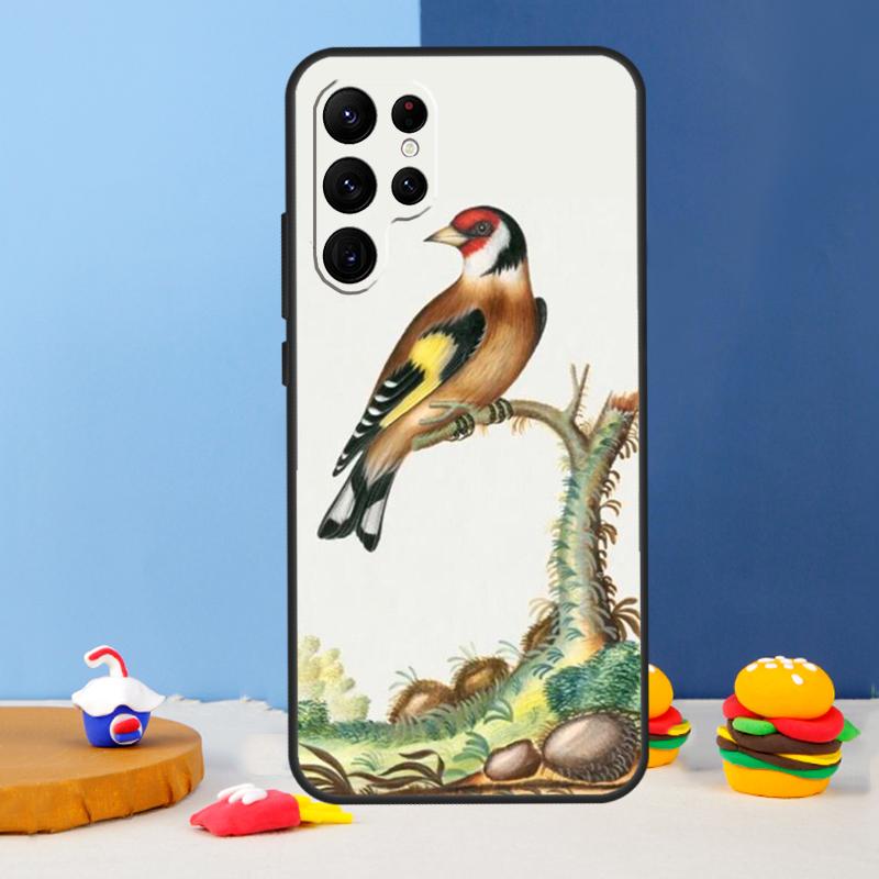 European Goldfinch Phone Case For Samsung Galaxy S24 Ultra S9 S10 S20 FE S22 S21 S23 Plus S25 Ultra Cover Coque
