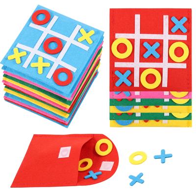 20 peças Jogo de Tabuleiro de Feltro para Crianças e Diversão de Festa em Família Mini Brinquedo de Jogo de Tabuleiro Jogo de Tabuleiro em Família Lembrancinhas de Festa de Aniversário Jogo de Viagem