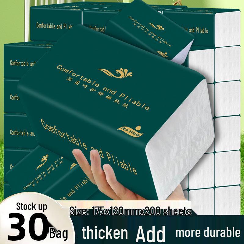 

Набор из 30 пачек бумажных салфеток – Экономичная упаковка – Бытовые салфетки и полотенца для рук