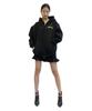 Greedilous Genius Black Hooded Zip-Up