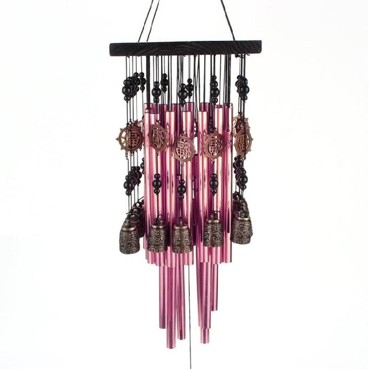 Metal Tube Wind Chime with Copper Bell Large Windchimes for Pati Outdoor Indoor
