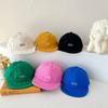 Korean Baby Baseball Cap Adjustable Soft Brim Sun Hat for Toddler Boy Girl Summer Kids Solid Color Peaekd Caps