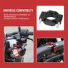 Motorcycle Headlight Clamp 22-32MM Handlebar Holder Fixed Bumper Secure Installation for Cycling Night Riding Accessory