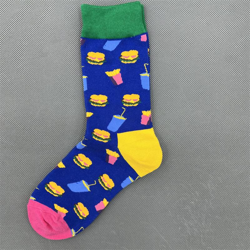 Happy Socks Women's Unisex Combed Cotton Sock Cherry Strawberry