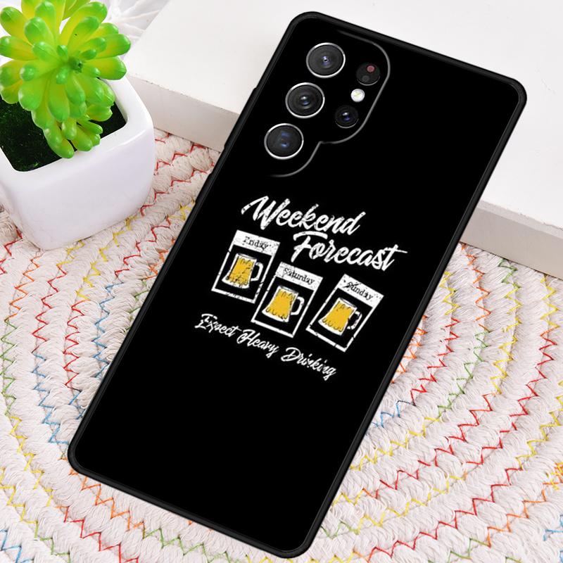 Beer Alcohol soft Phone Case for Samsung Galaxy note 10 pro S26 Ultra S23 S24 FE S25 S21 S22 PLUS shockproof Cove