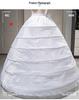 Sottogonna a crinolina taglie forti: Sottogonna soffice lunga fino ai piedi per abiti da sposa, da sera o stile Lolita.