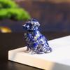 Resin Crystal Dogs Snow Shih Tzu And Golden Retriever Home Decor Gift For Animal Lovers